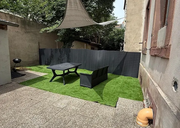 Apartamento Moon Avec Jardin - Centre - Gare Mulhouse